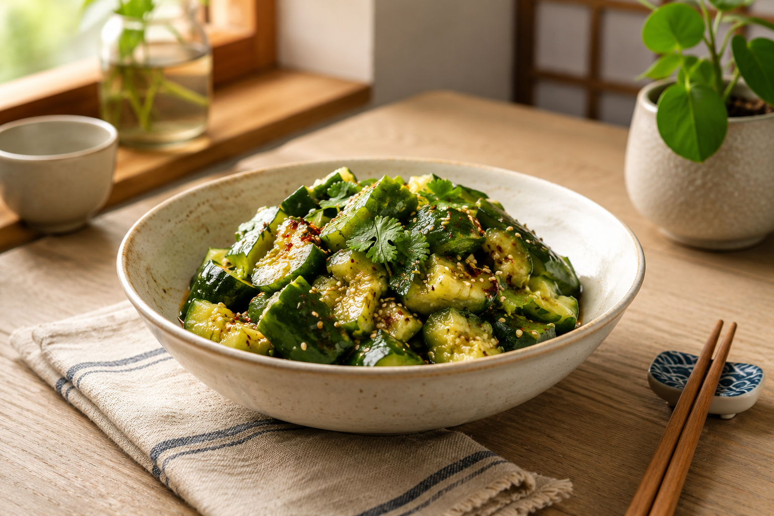Smashed Cucumber Salad: The Sichuan Side That Belongs on Every Stir-Fry Table